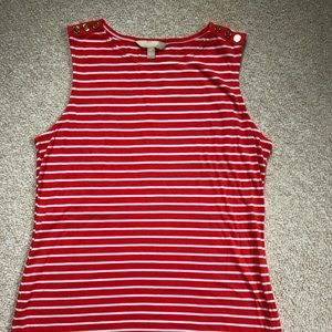 Banana Republic stripped tank top